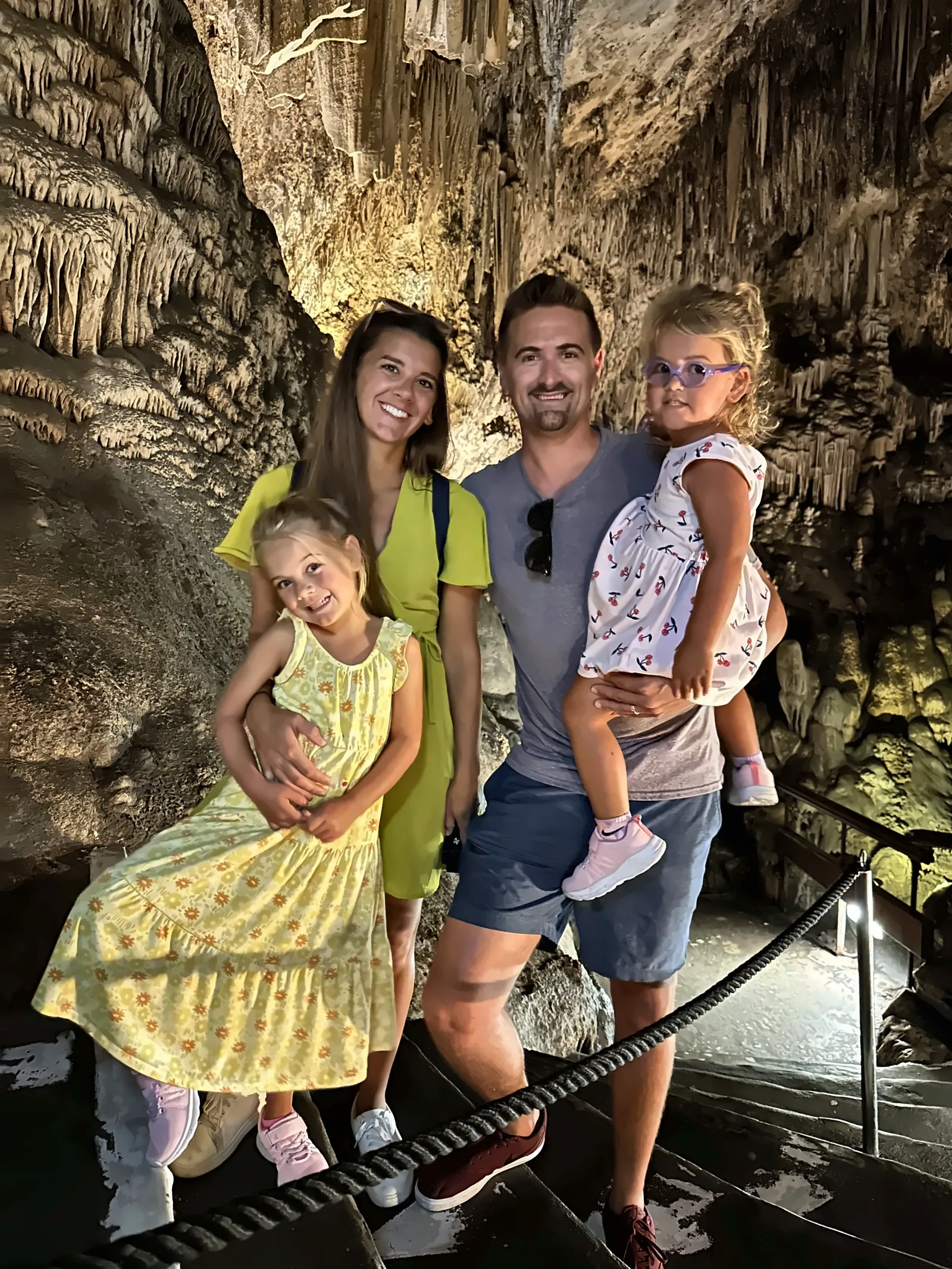 The Fredette Family in Nerja, Spain