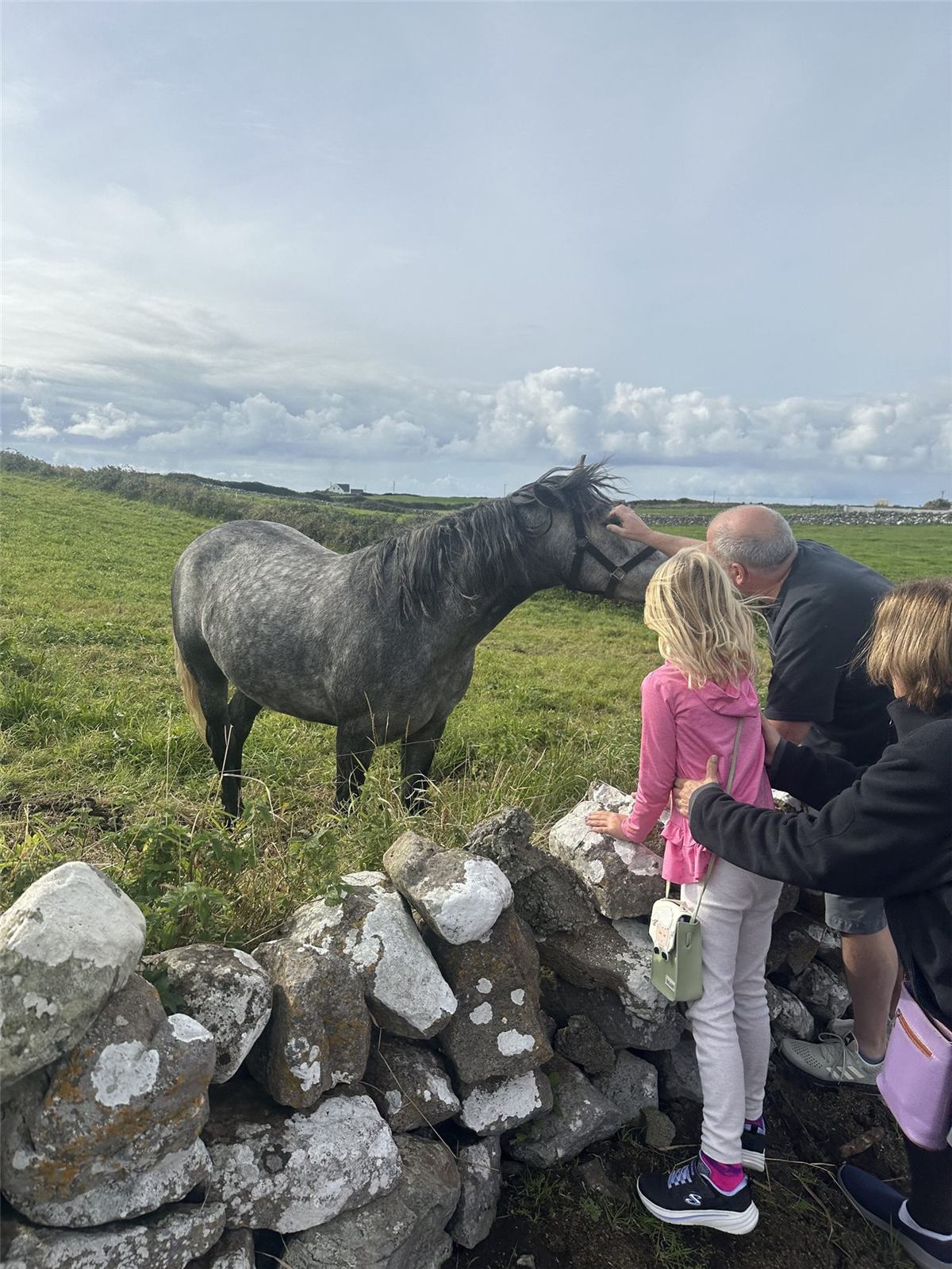 The Fredette family on Ireland's west coast