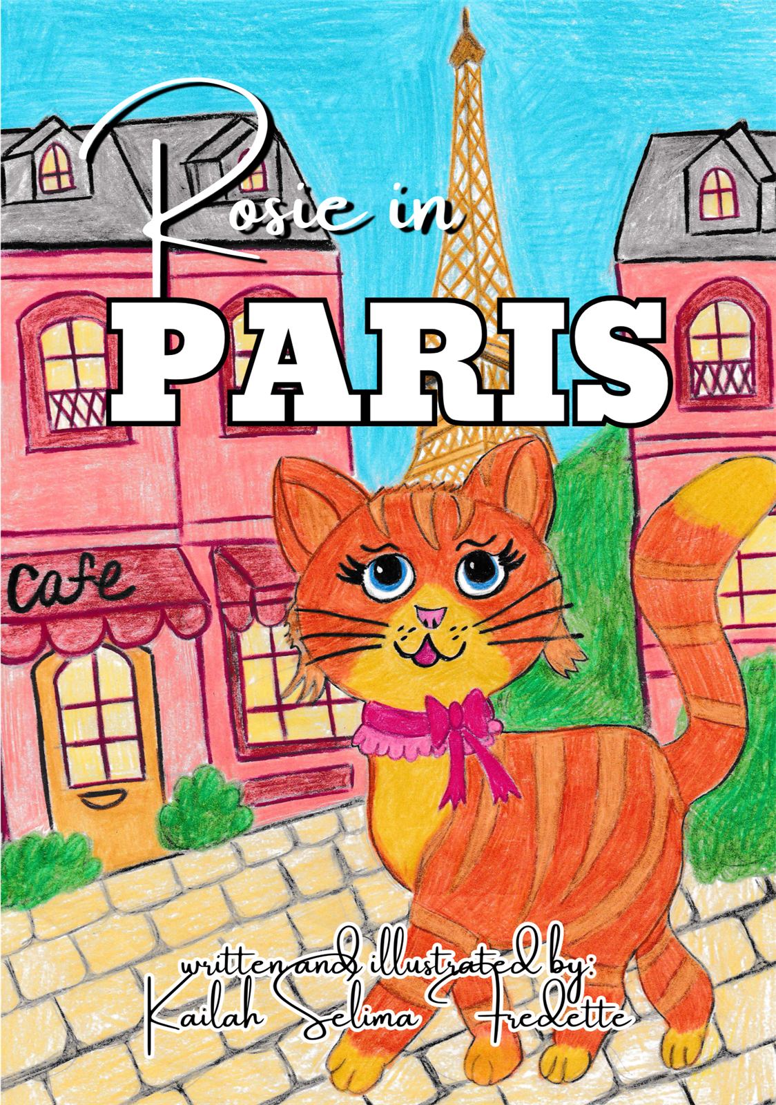 Rosie in Paris children's book cover