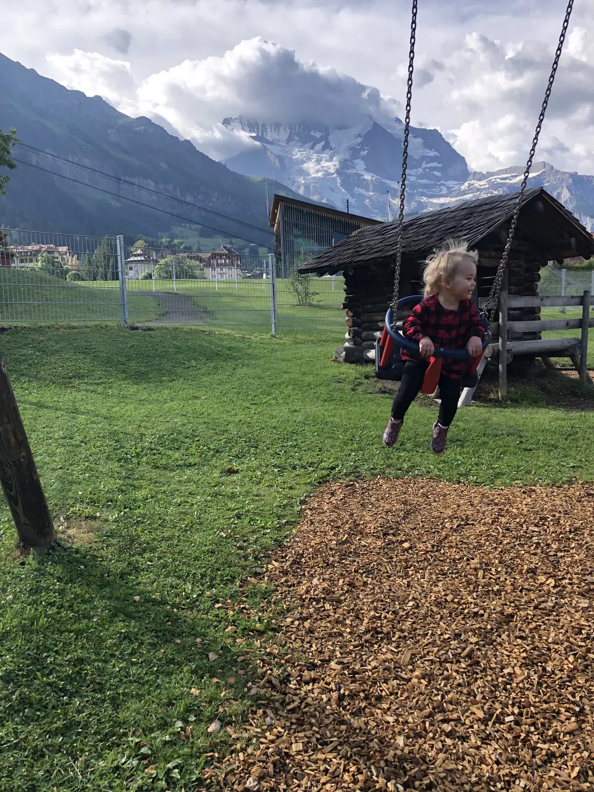 A mountain walk in Switzerland